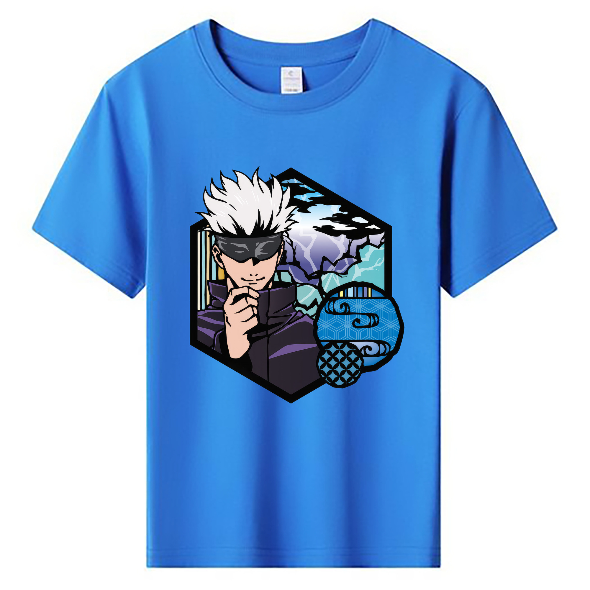 （画像用） 呪術廻戦 Jujutsu Kaisen 綿100％キッズTシャツ（フロントプリント）